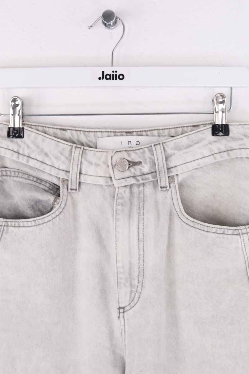 - Straight-leg jeans
- 5 pockets
- Straight cut
- Faded effect IRO - Seconde Main Blue