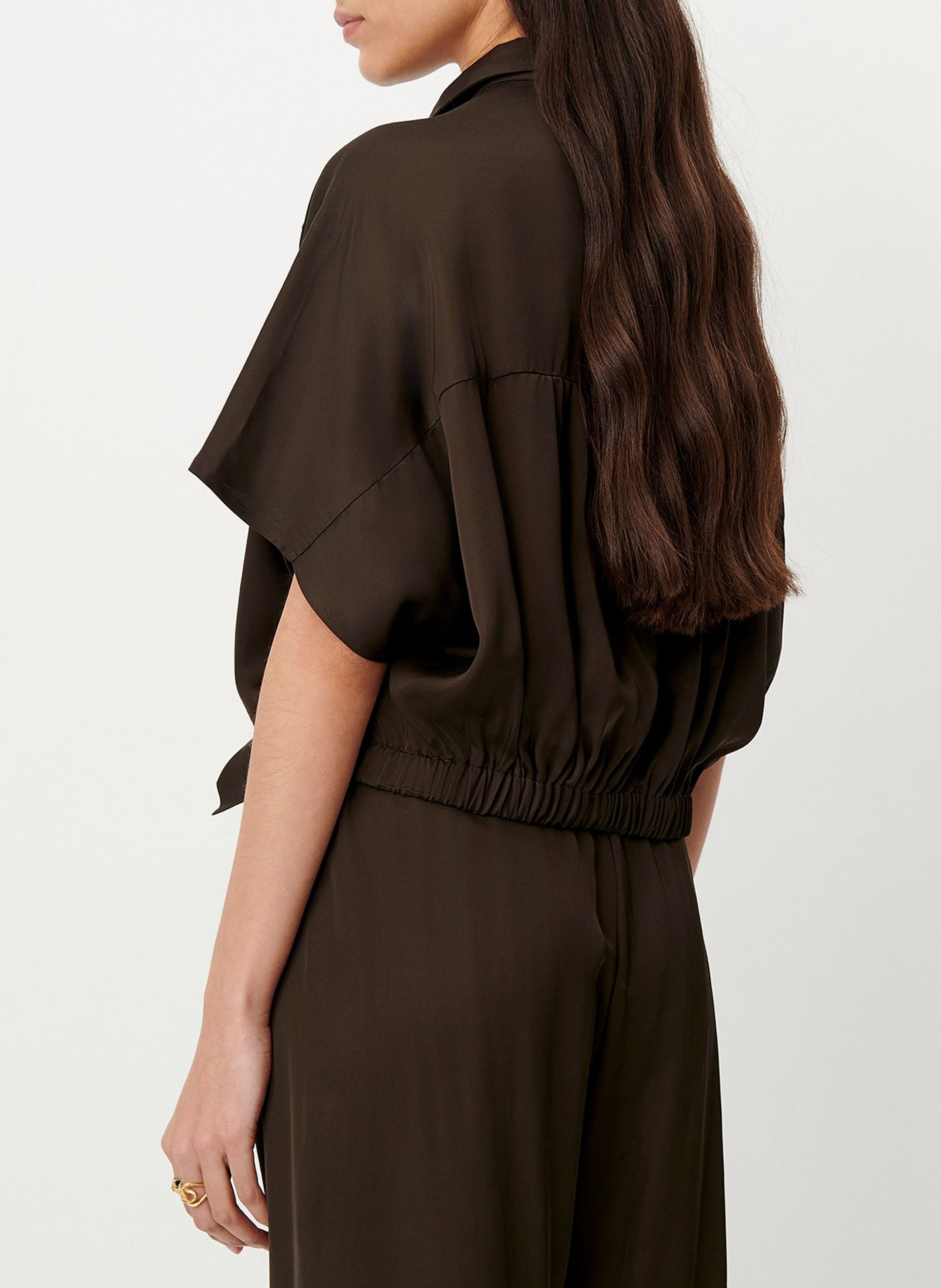 Chemise droite col classique | Marron SESSUN Femme
