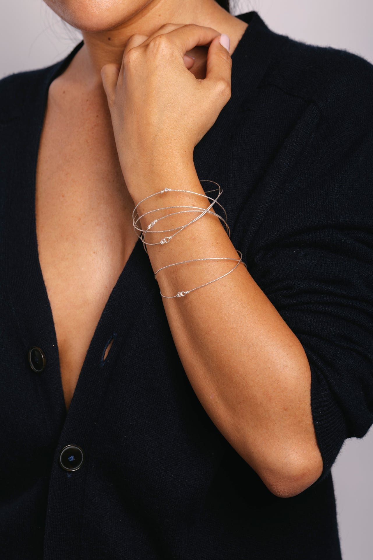 Silver Sparkle Bangle YAY Silver