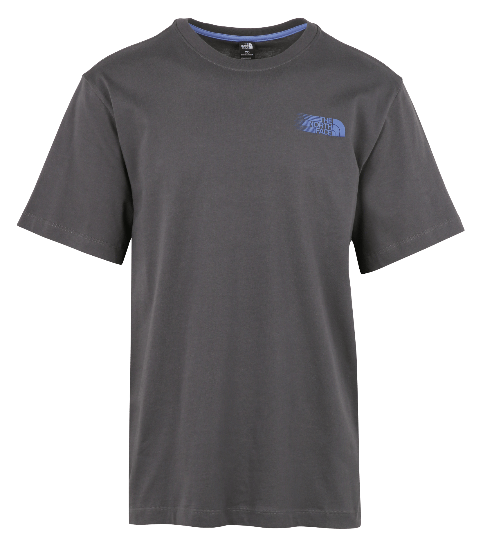 Gerade geschnittenes Rundhals-T-Shirt aus Baumwolle mit Siebdruck THE NORTH FACE Grau