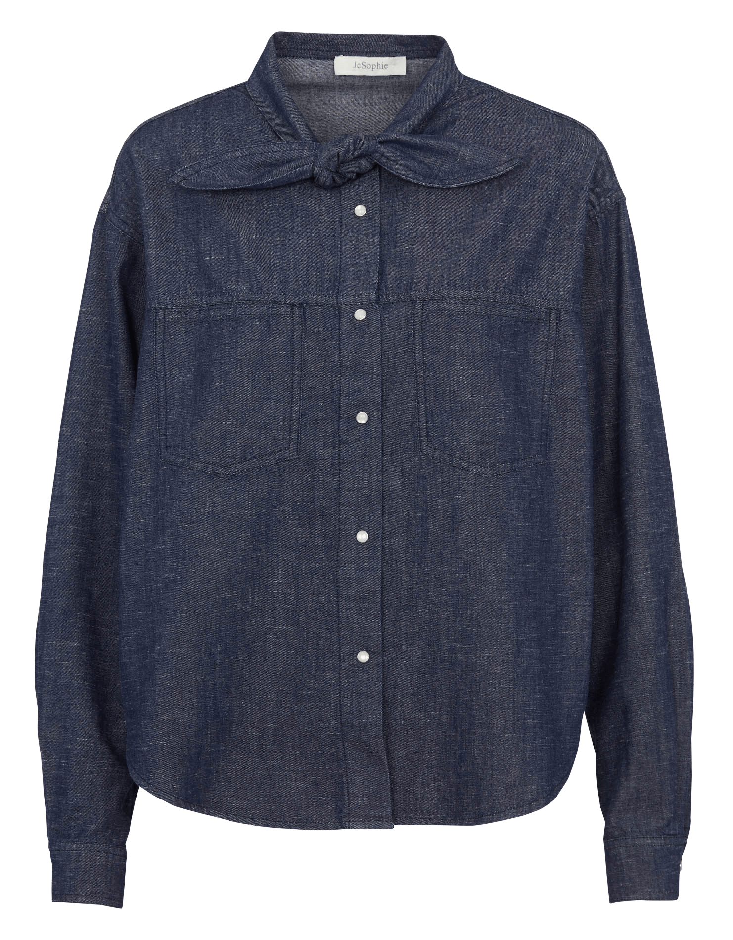 Blouse ample effet denim JC SOPHIE Bleu