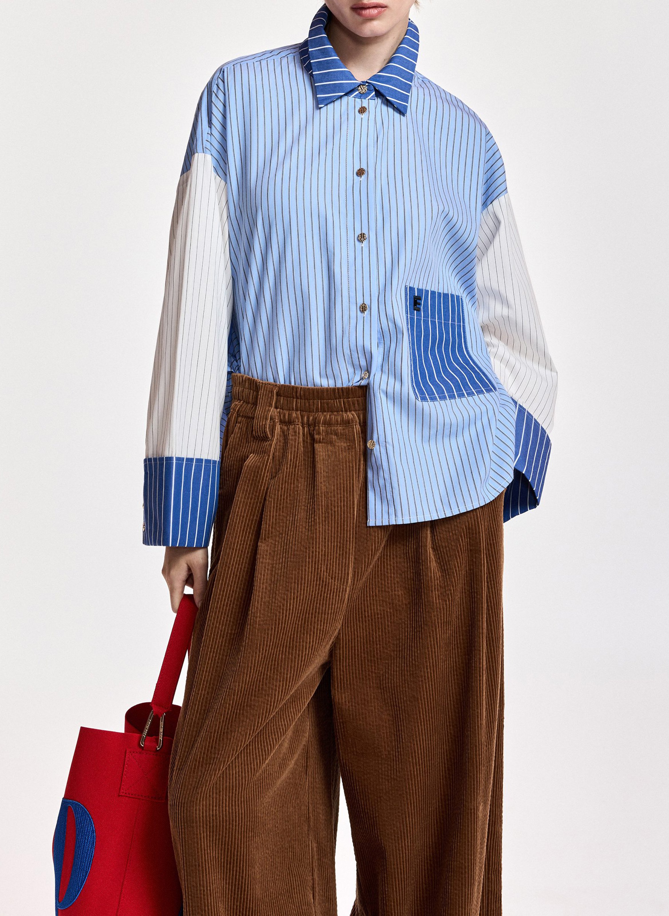 Chemise oversize en coton bio ESSENTIEL ANTWERP Blanc