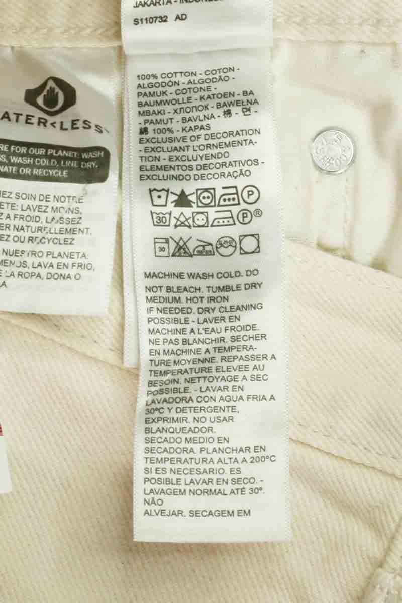 Straight leg jeans w24 l26 501 LEVI'S - Seconde main Beige