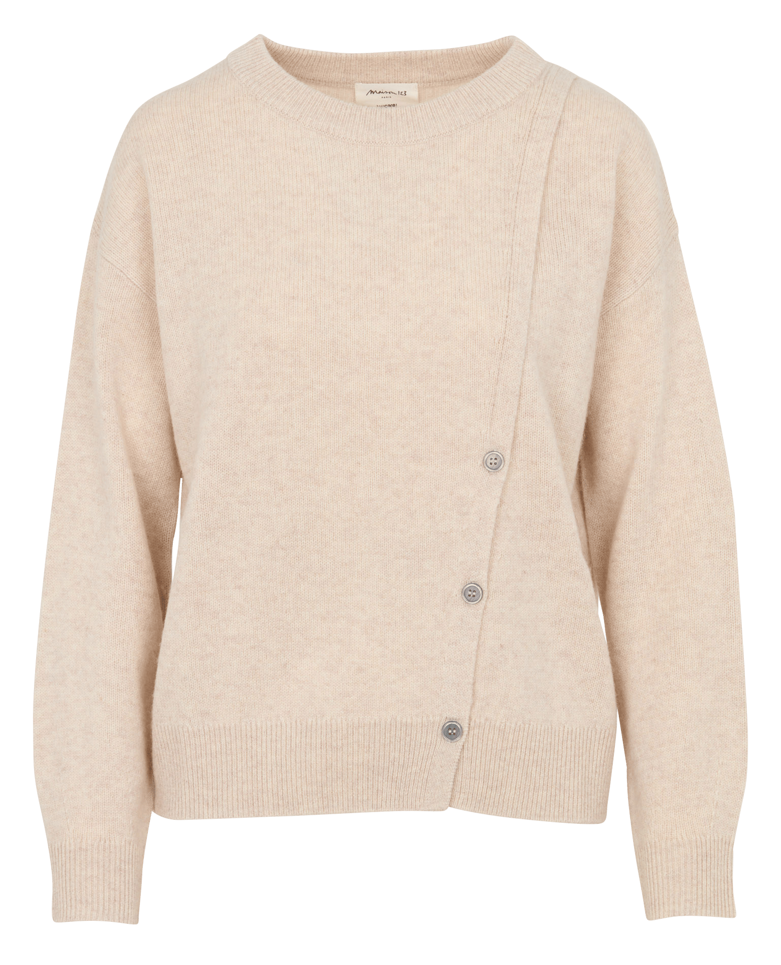 Pull oversize en laine MAISON 123 Blanc