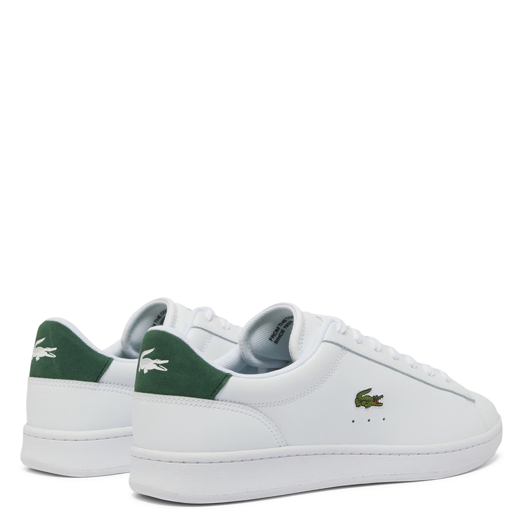 Baskets basses en cuir LACOSTE Blanc