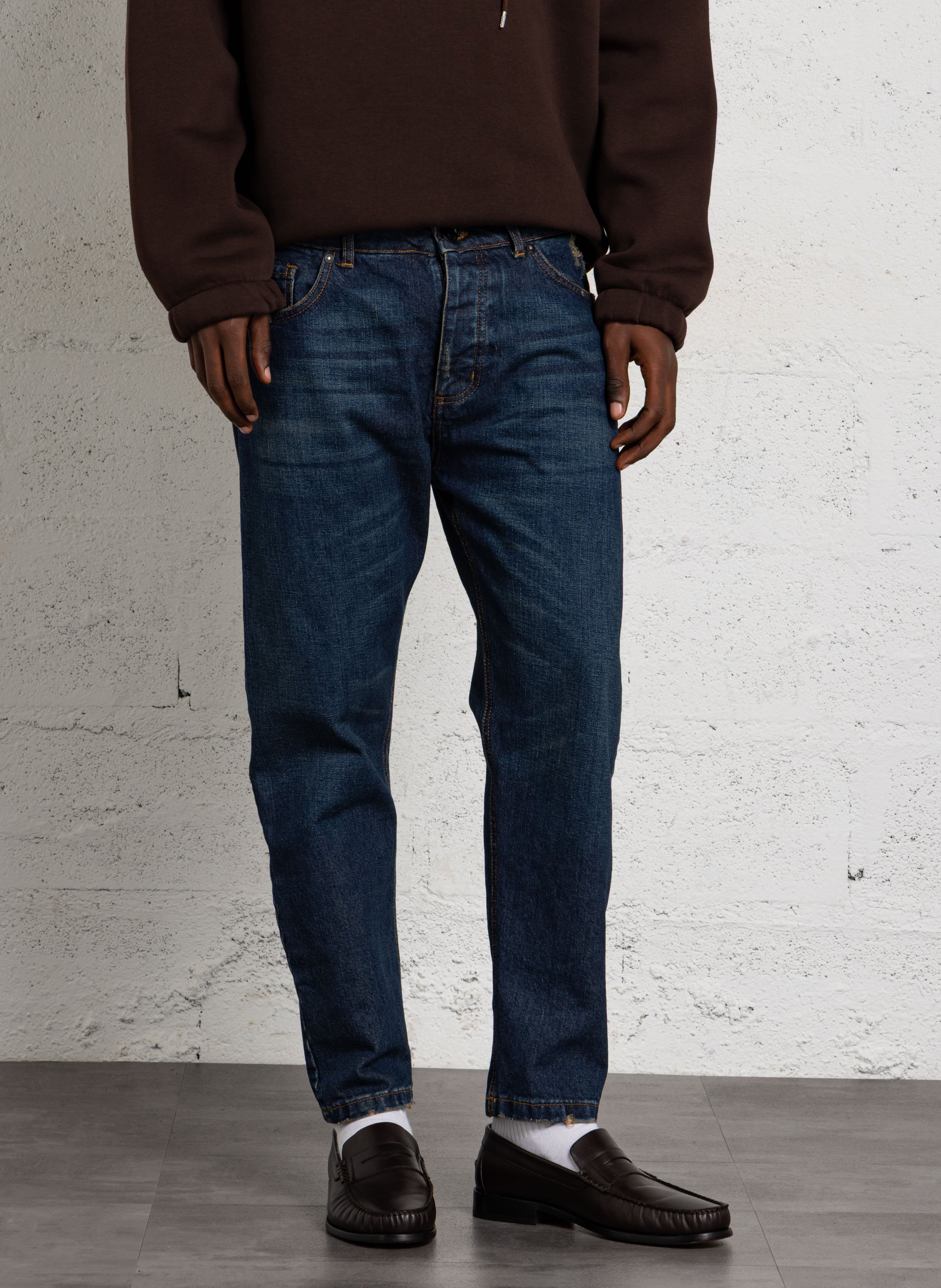 Jean slim en coton IMPERIAL Multicolore