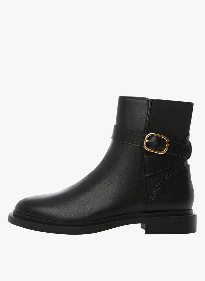 Mango discount botin negro