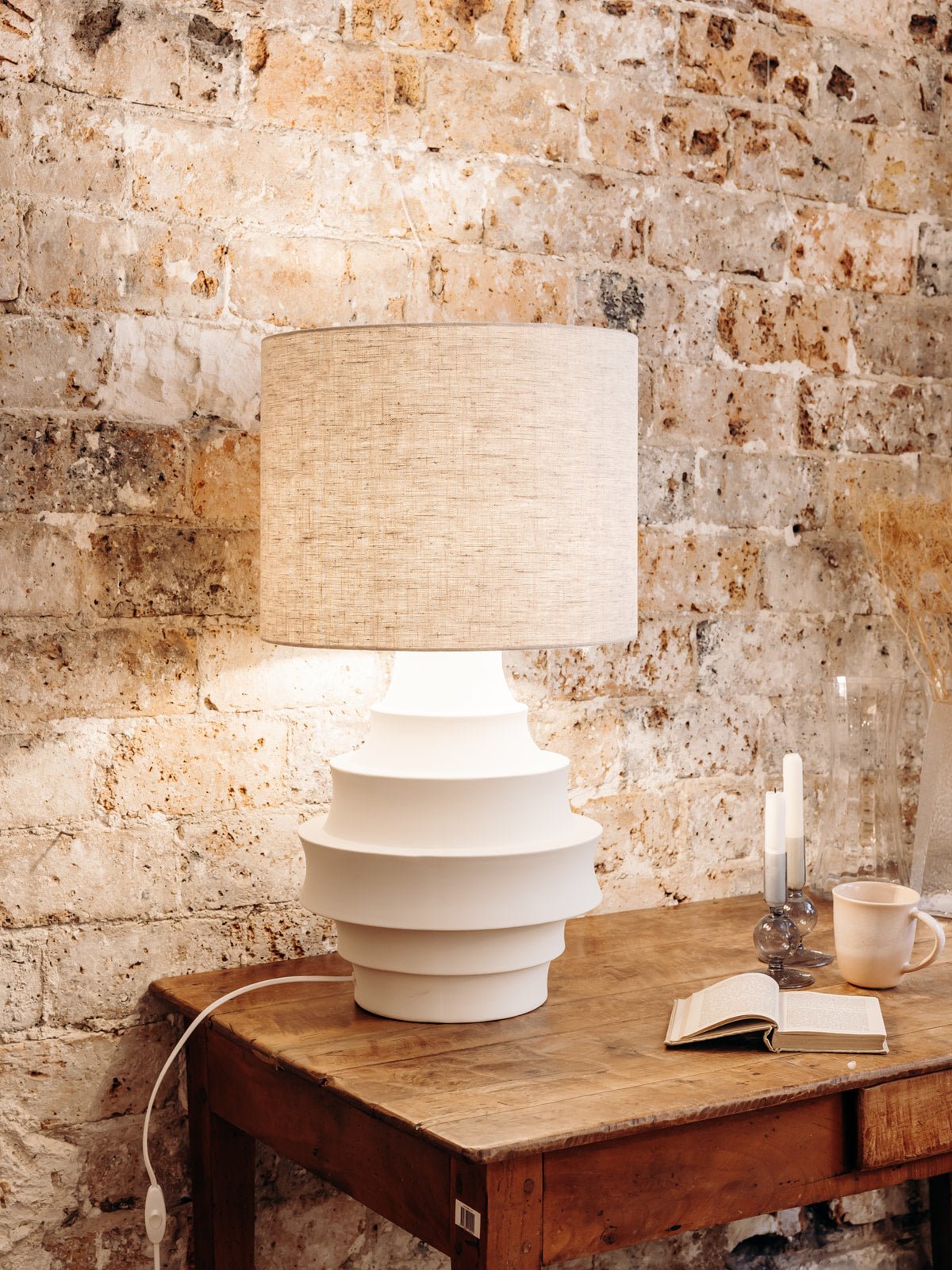 Ceramic lamp DEBONGOUT White