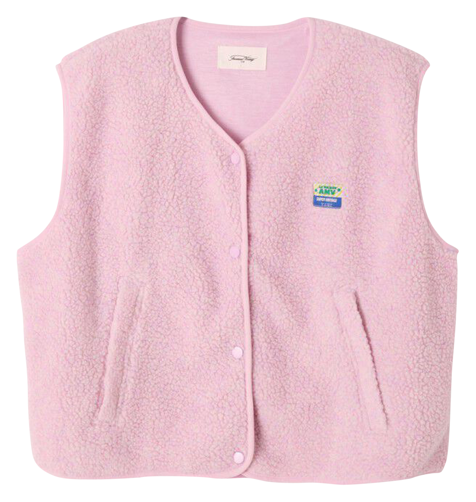 Weste aus Sweatstoff mit Rundhalskragen AMERICAN VINTAGE Rosa