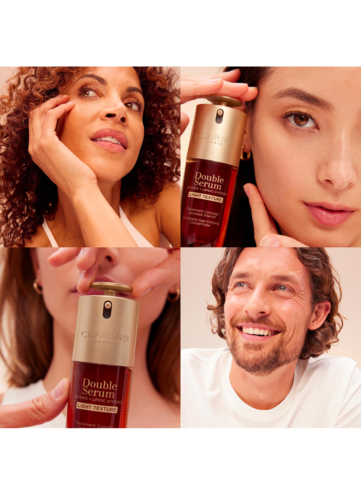 Double Serum Light Texture Sérum anti-âge texture légère  CLARINS No color