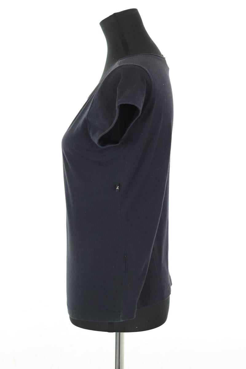 Cotton T-shirt AGNES B. - Seconde Main Black