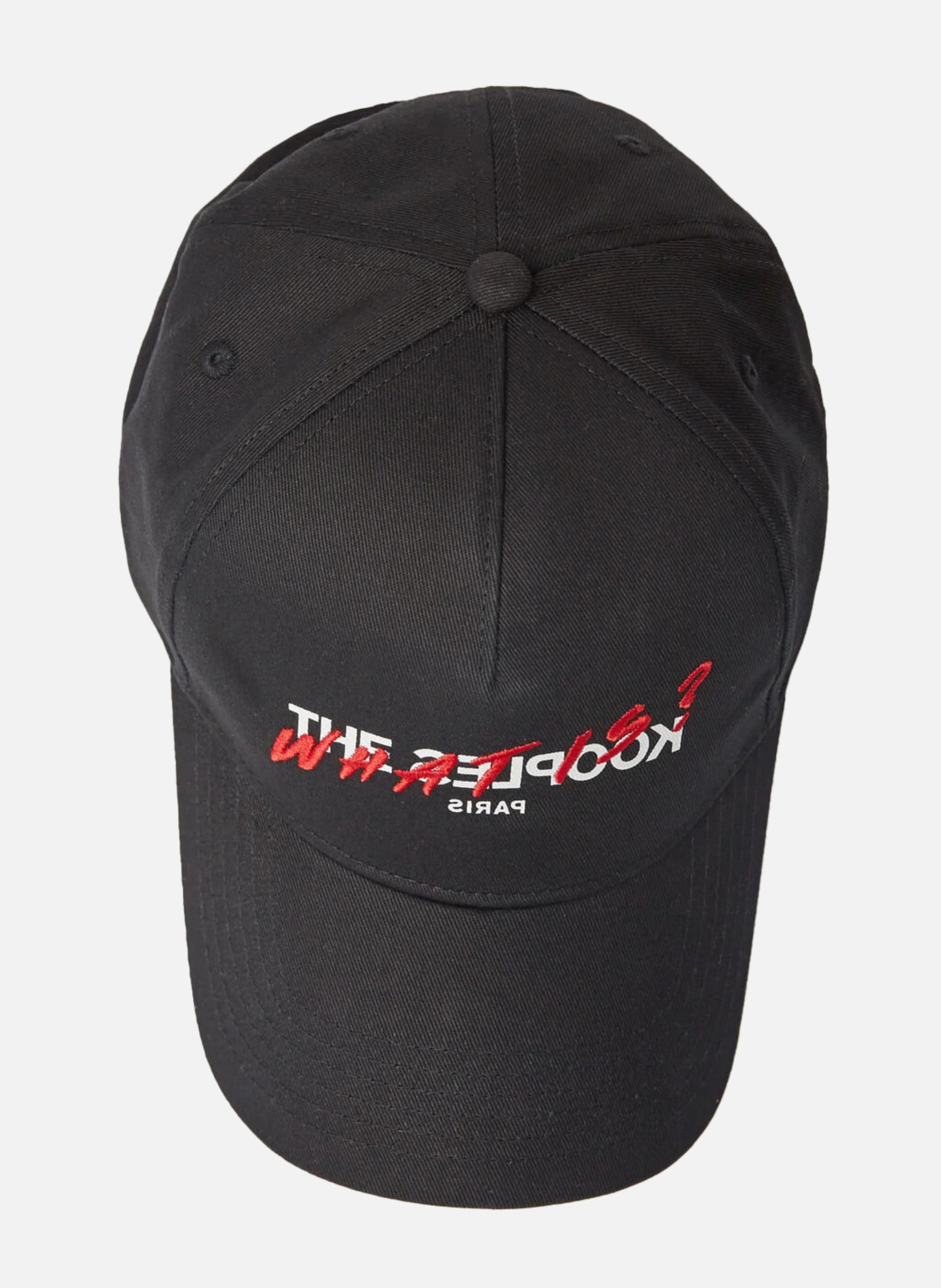 Cotton logo cap. THE KOOPLES Black