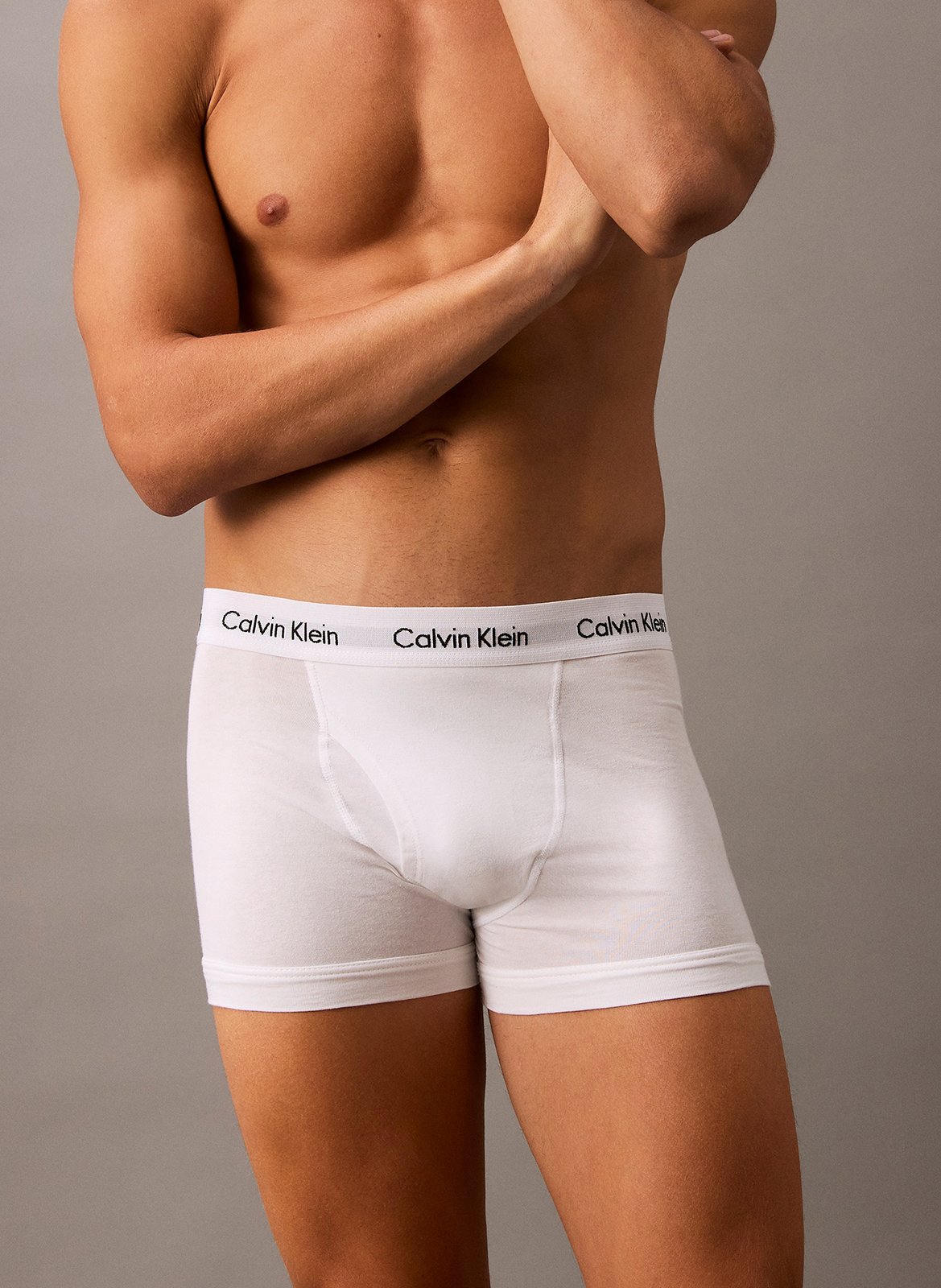 3er-Pack Boxershorts aus Baumwoll-Mix CALVIN KLEIN UNDERWEAR Mehrfarbig