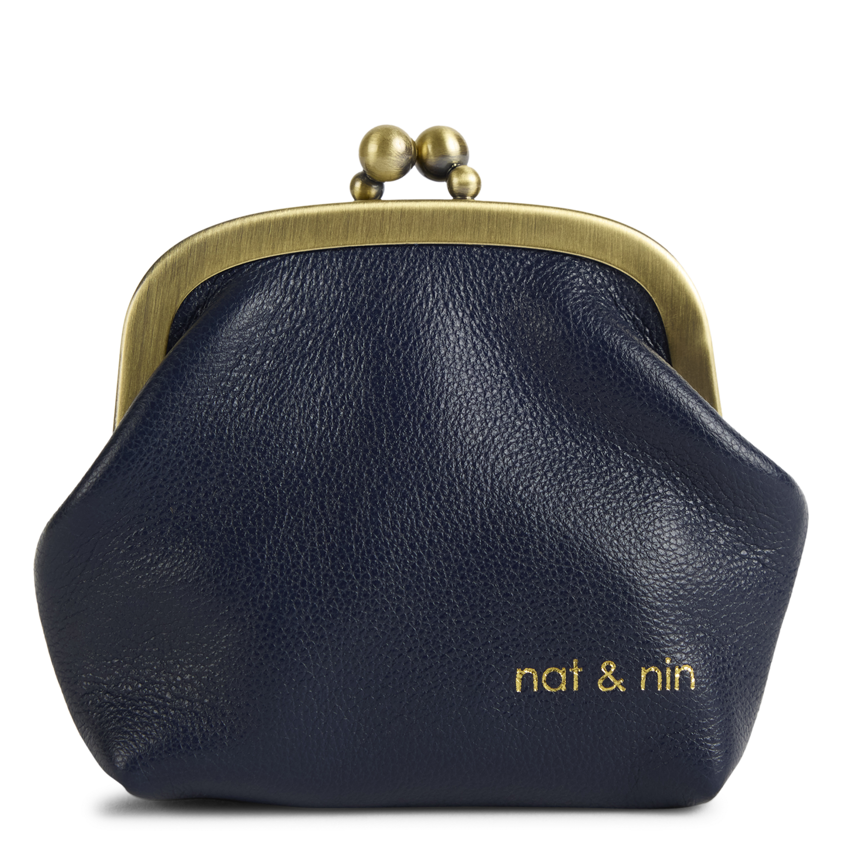 Porte-monnaie en cuir NAT & NIN
