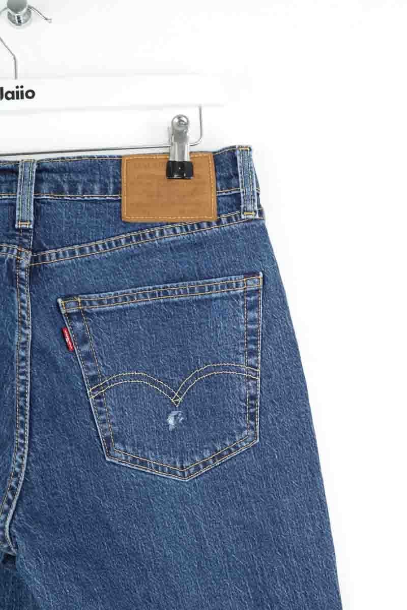 Cotton straight jeans LEVI'S - Seconde main Blue