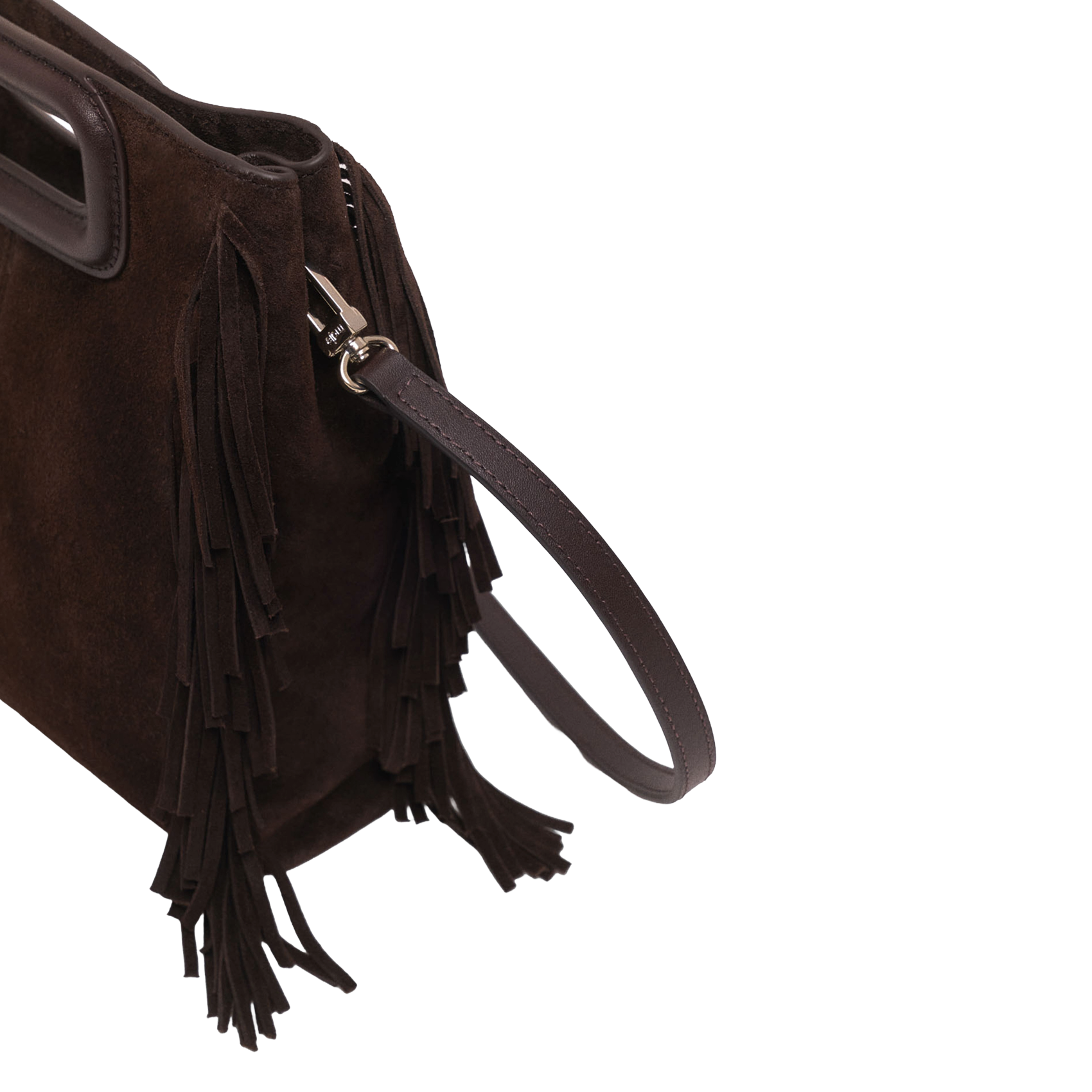 Brieftasche aus Leder MAJE Braun