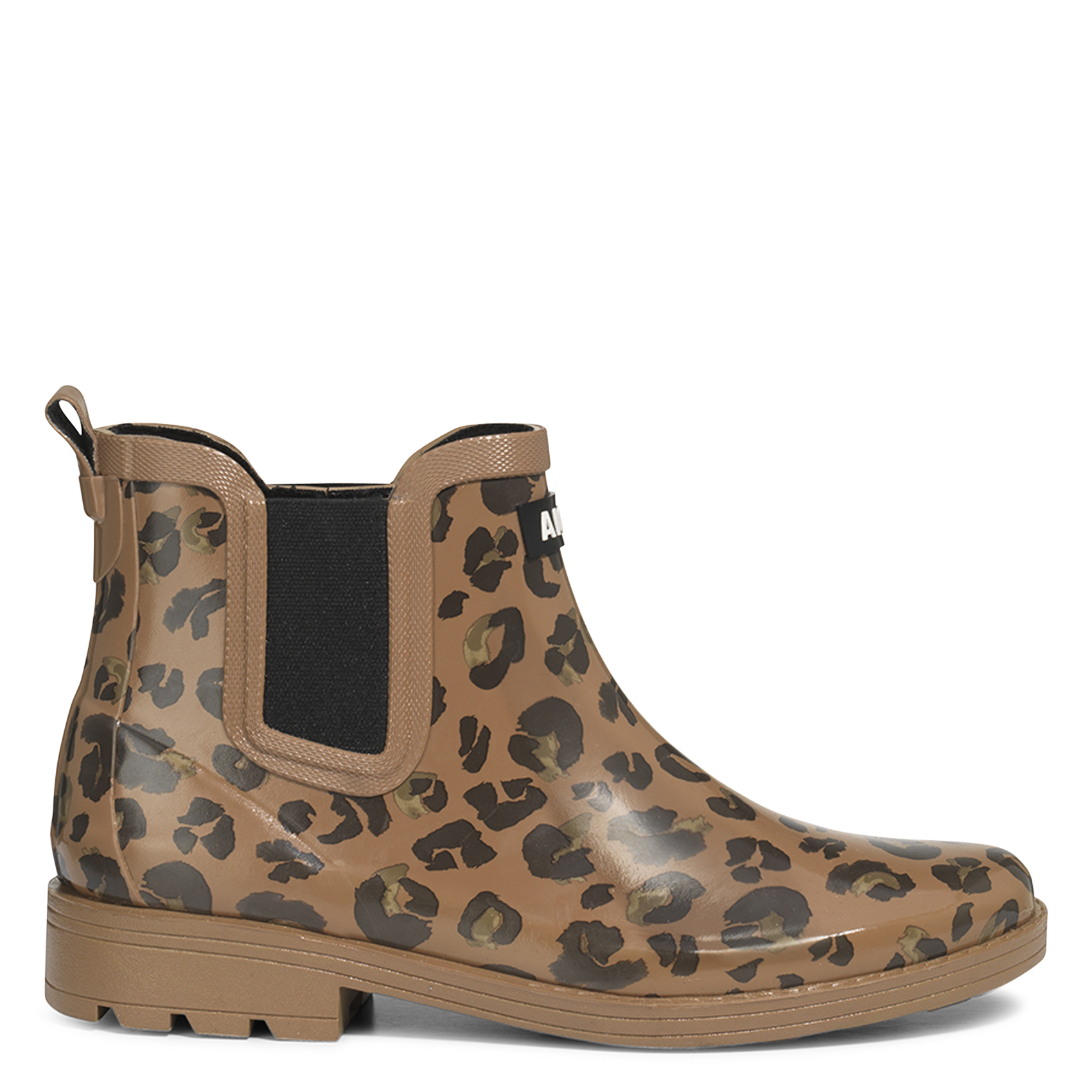 Regenstiefeletten mit Print AIGLE Beige