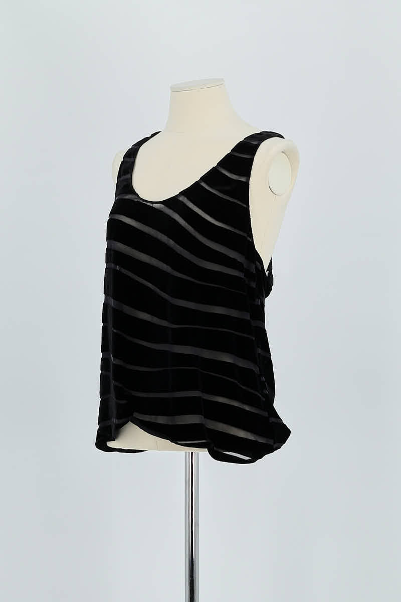 Azawood sleeveless top ARMANI - SECONDE MAIN Black