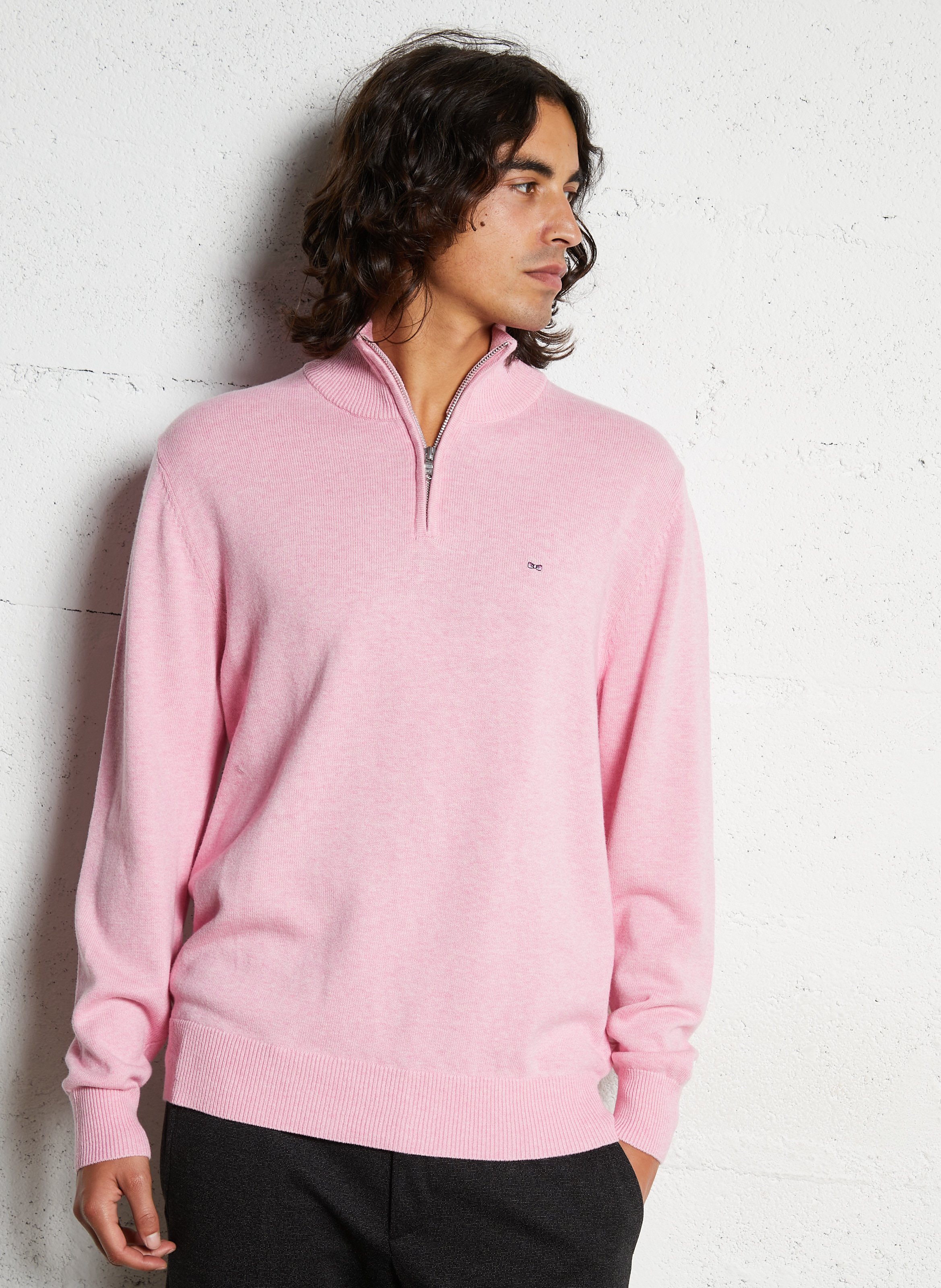 Pull col camionneur en laine mélangée EDEN PARK