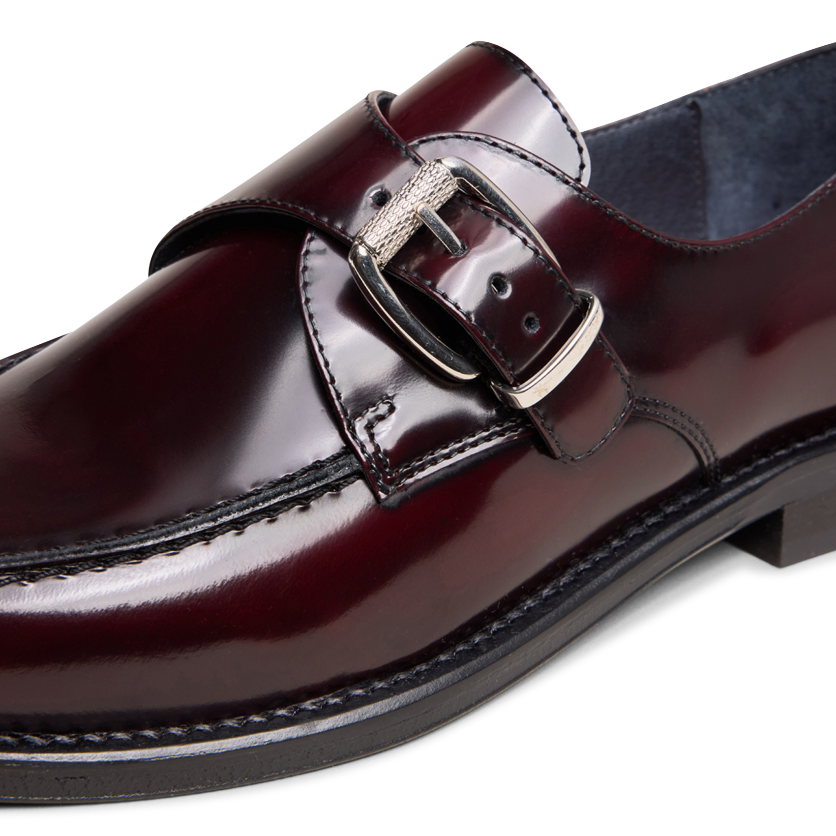 Mocassins en cuir verni JONAK Rouge