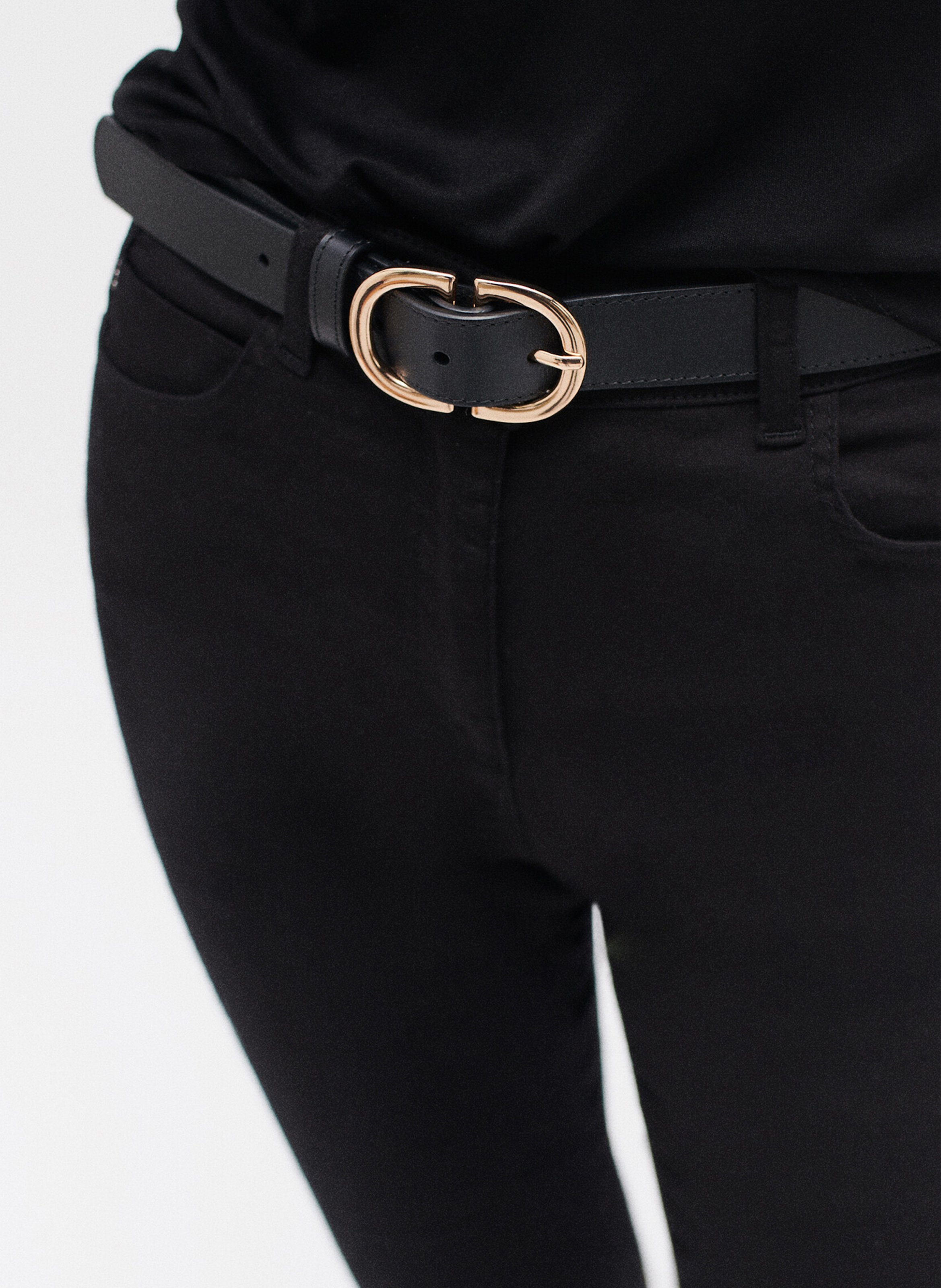 Jean slim taille mi-haute CAROLL Noir