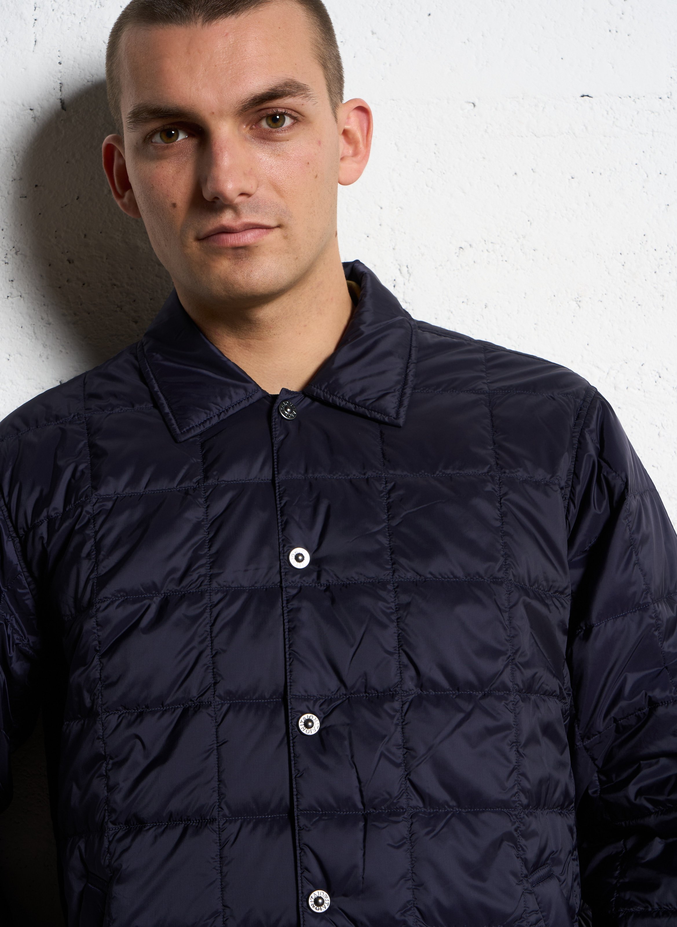 Doudoune fine matelassée unie TAION Bleu