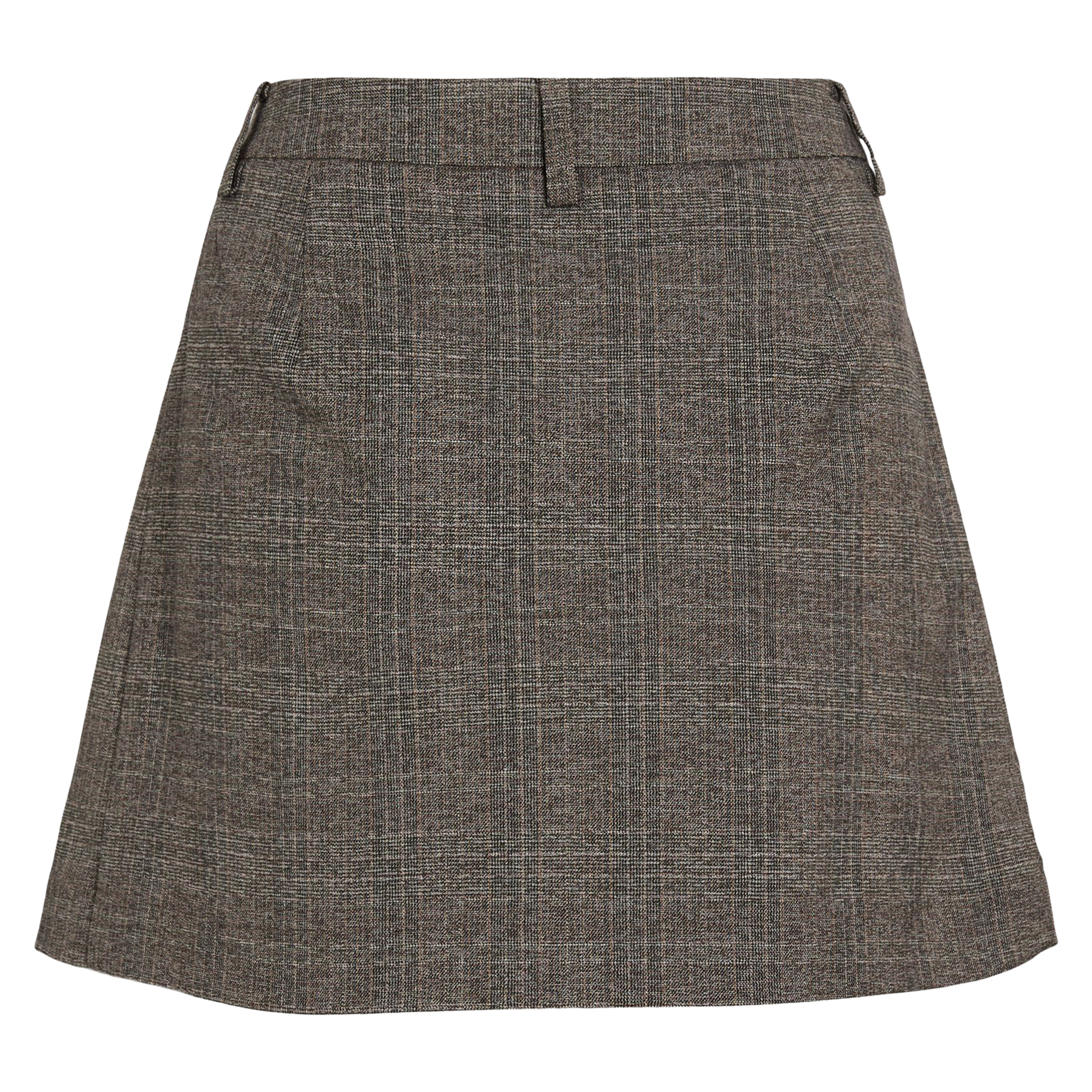 Halflange, wijd uitlopende rok ROUGE EDIT Bruin