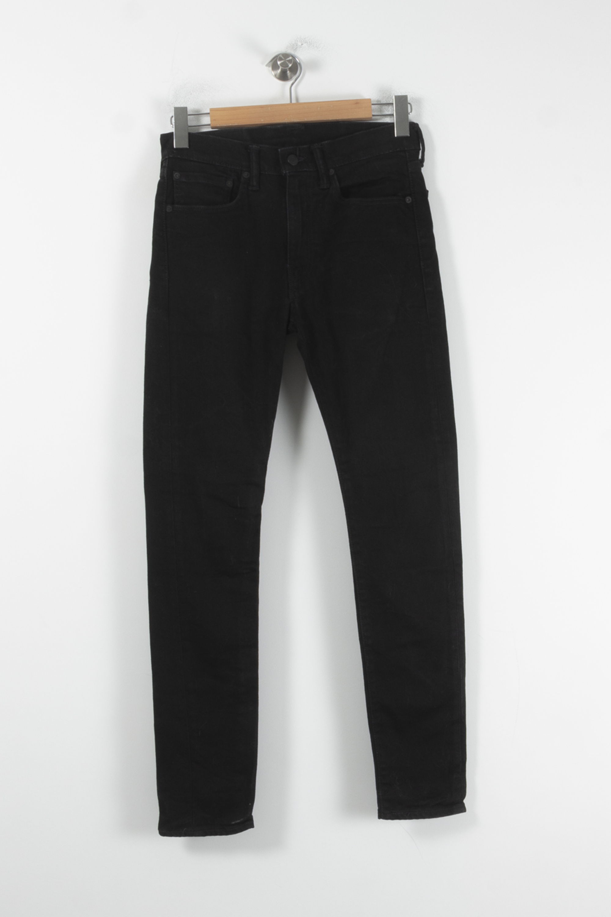 Cropped slim jeans with studs LEVI'S - Seconde main Black