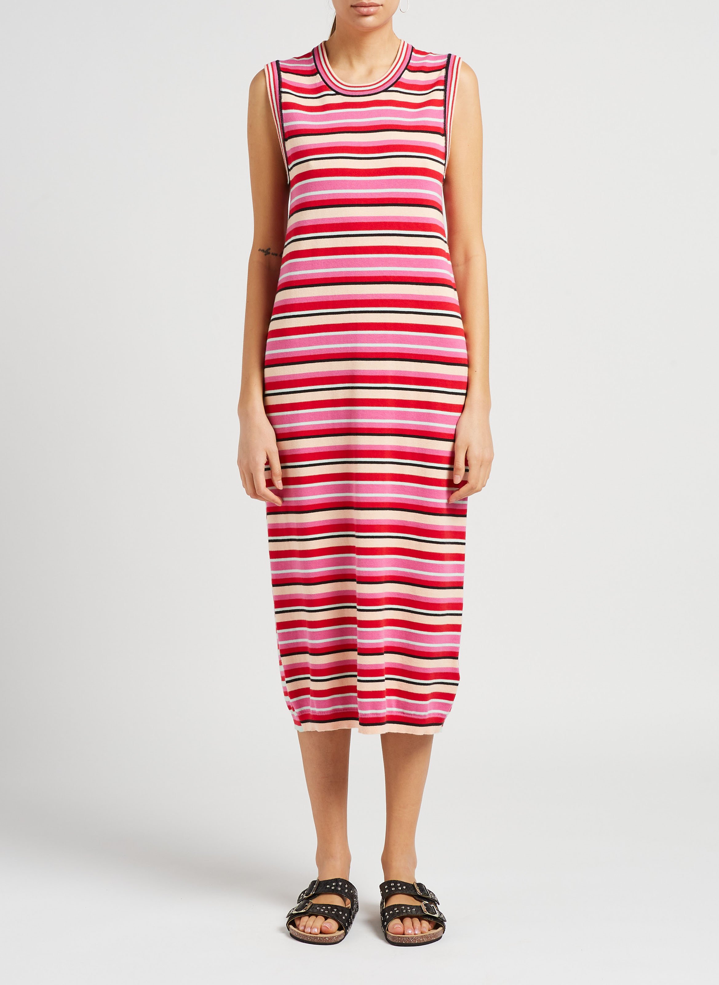 Round-neck sweater dress PAUL SMITH Pink