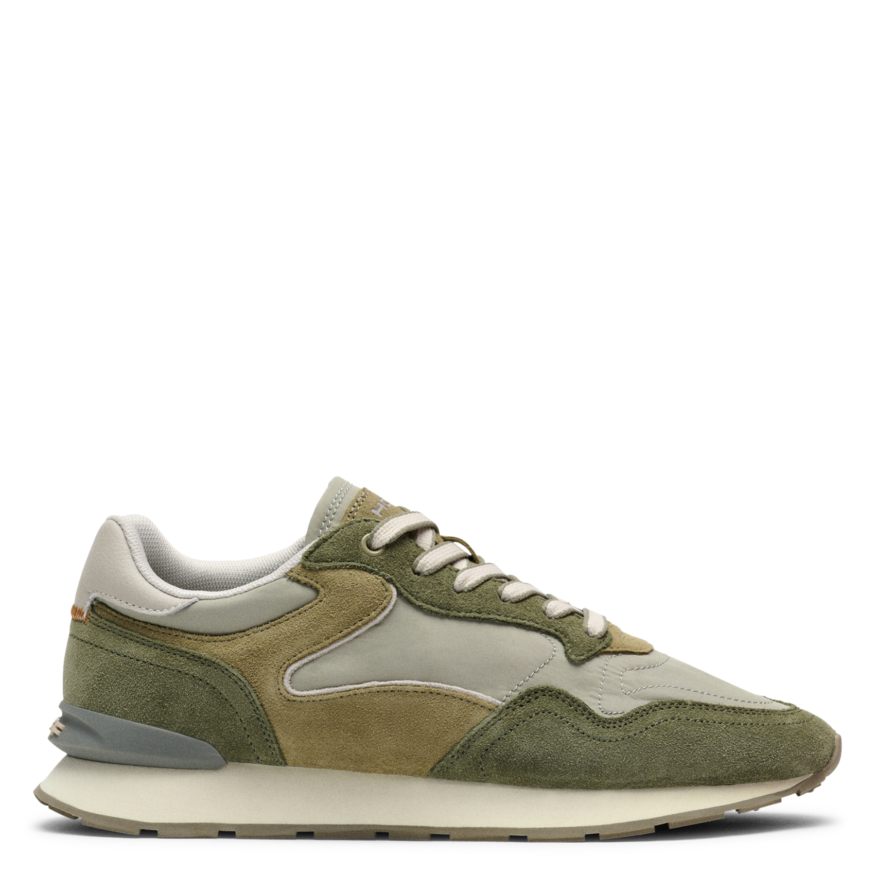 Baskets basses en cuir mélangé HOFF Kaki