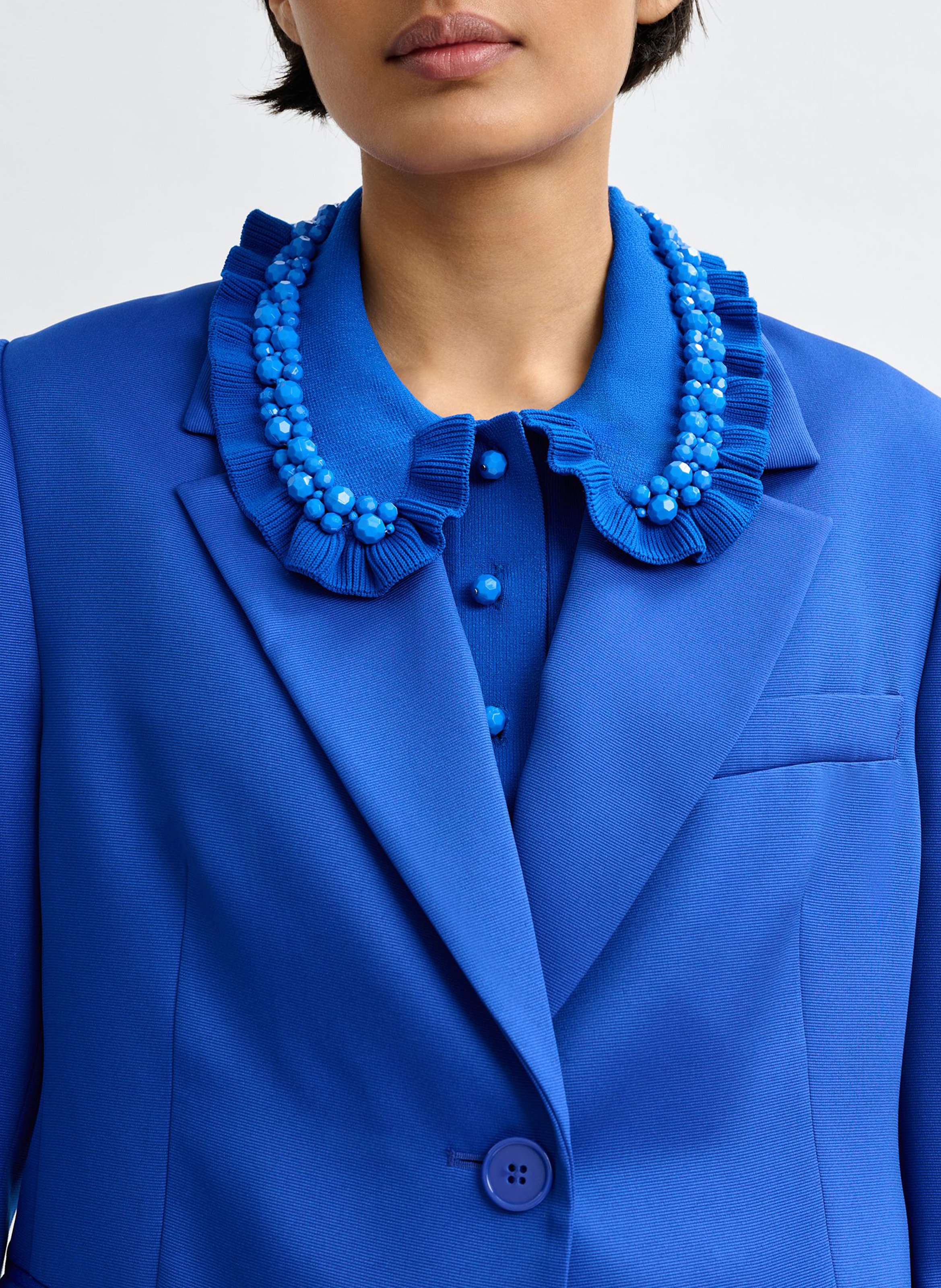 Veste col tailleur  ESSENTIEL ANTWERP Bleu