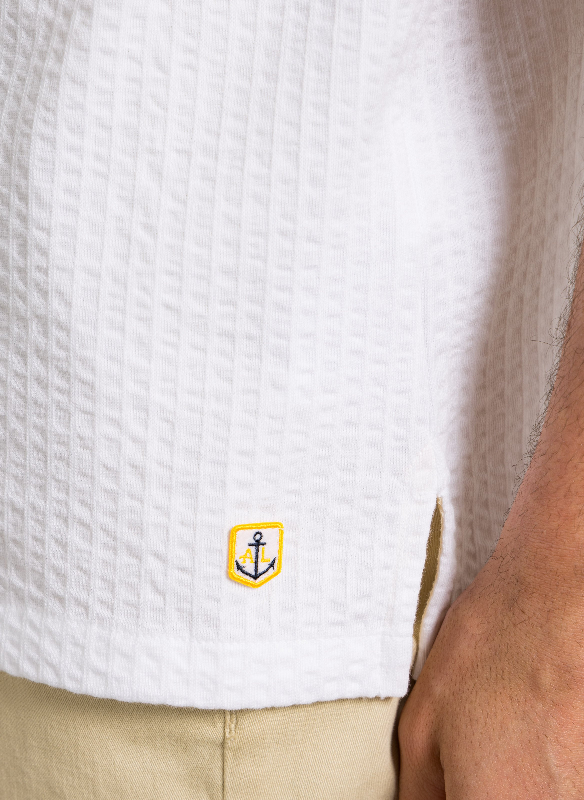 Cotton shirt with classic collar ARMOR LUX White