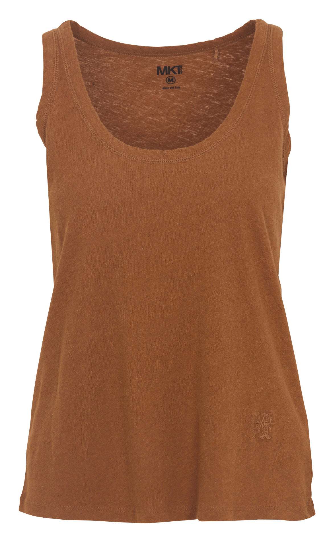 Cotton and linen blend tank top MKT