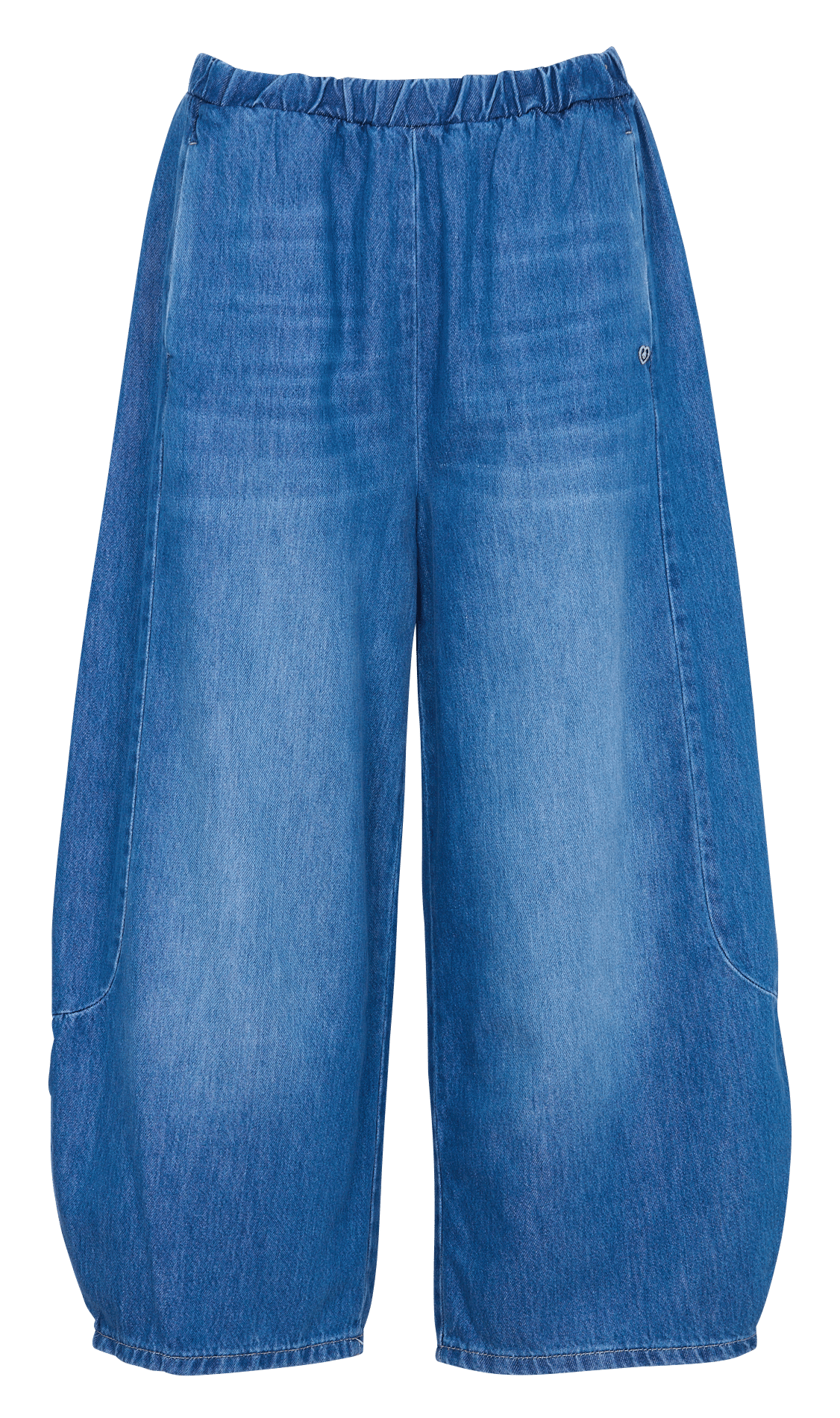 Balloon jeans in blended cotton PLEASE Blue