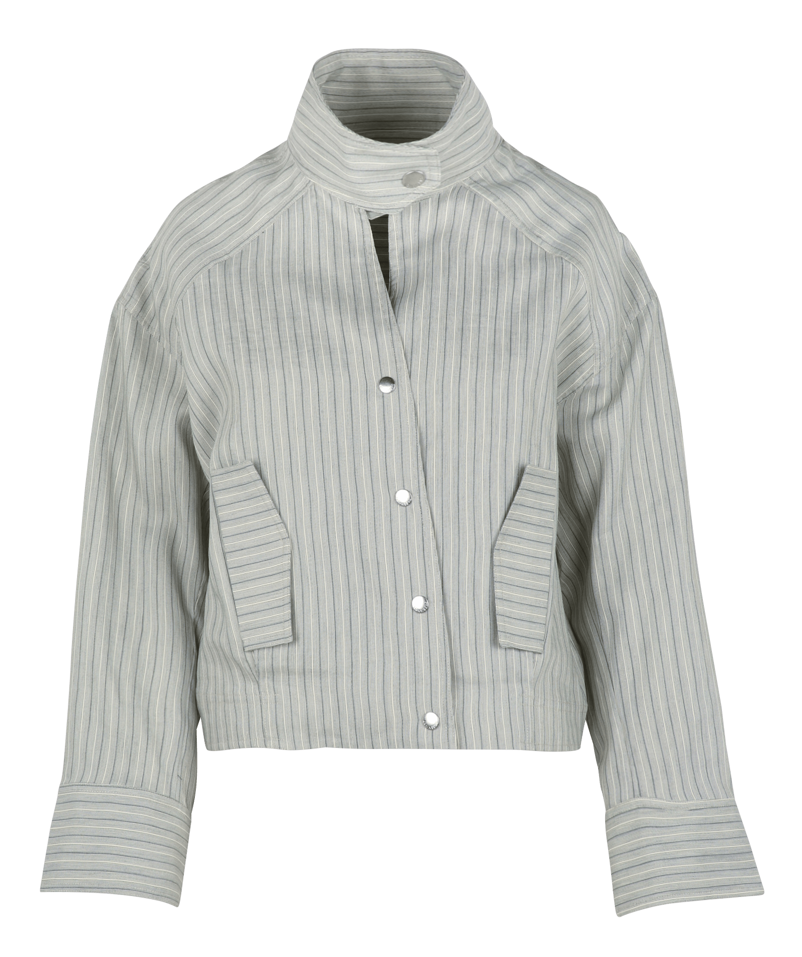 Fitted Striped Jacket MARGAUX LONNBERG Green