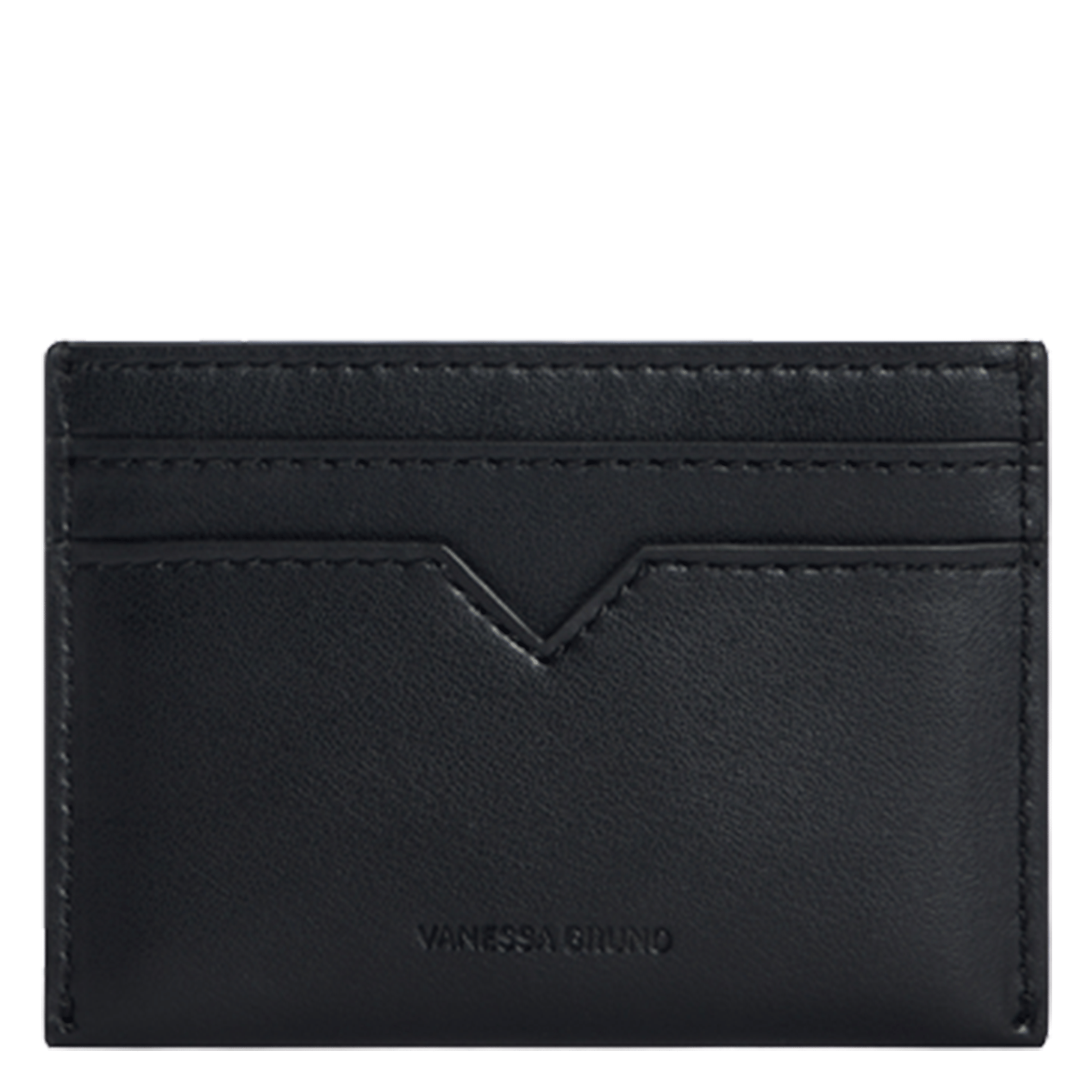 Porte-cartes en cuir VANESSA BRUNO Noir