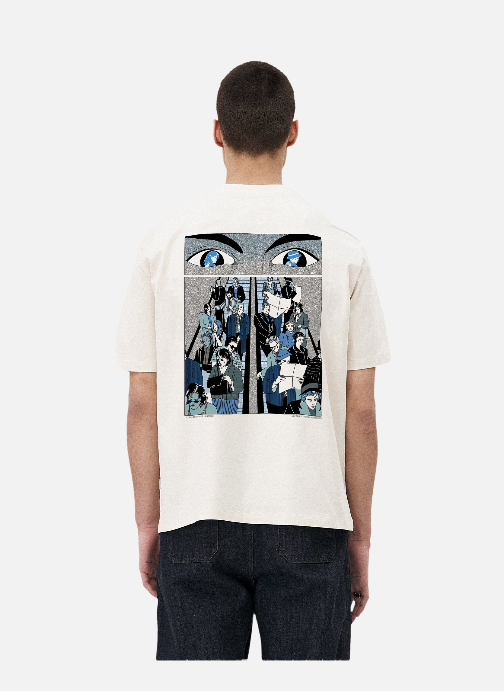 Oversized T-shirt York Merceron 2 Noyoco Beige