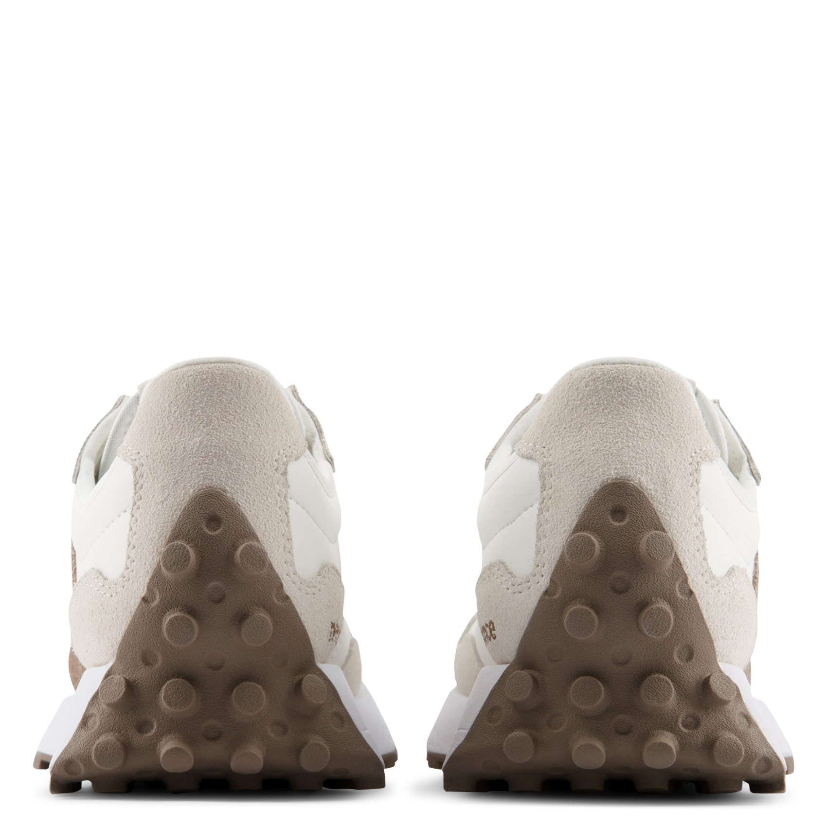 Lage sneakers van leermix NEW BALANCE Wit