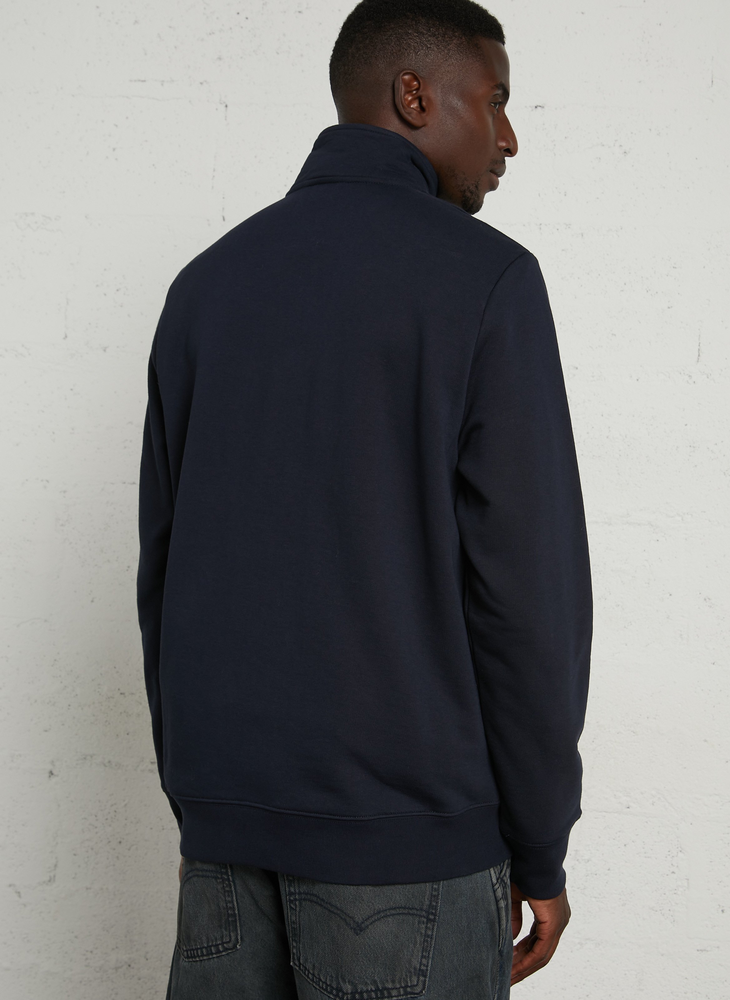 Pull col camionneur en coton  PAUL SMITH Bleu