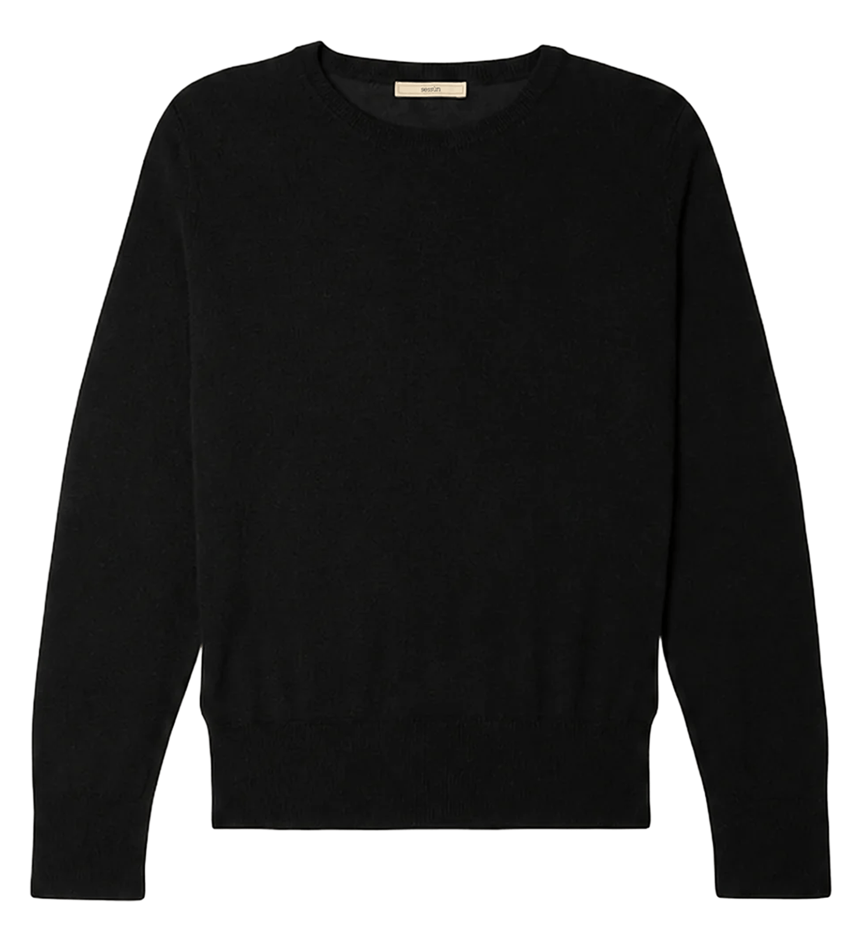 Pull col rond en laine SESSUN Noir