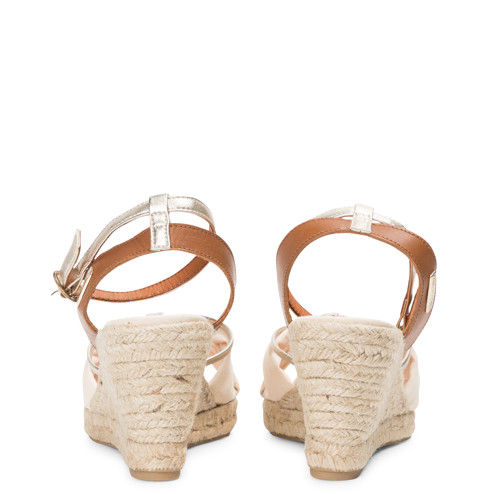 Recycled cotton wedge sandals LES TROPEZIENNES PAR M.BELARBI Beige