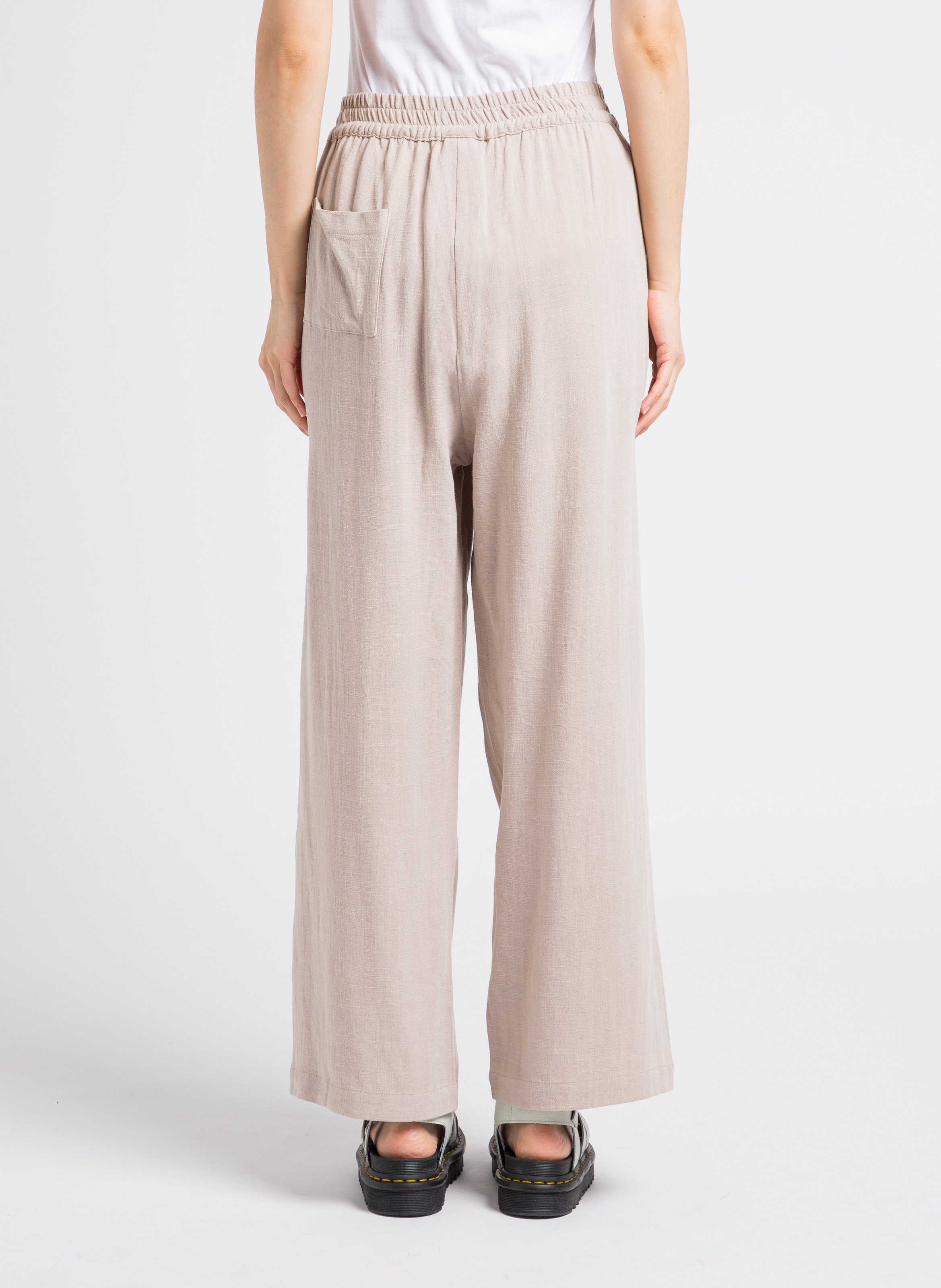 Pantalon droit taille haute  RITA ROW Beige