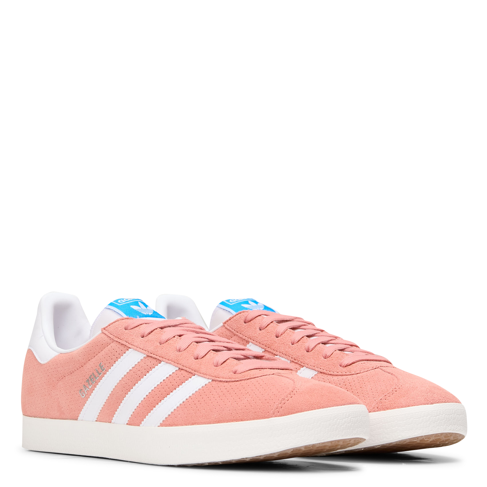 Leather low-top trainers ADIDAS Red