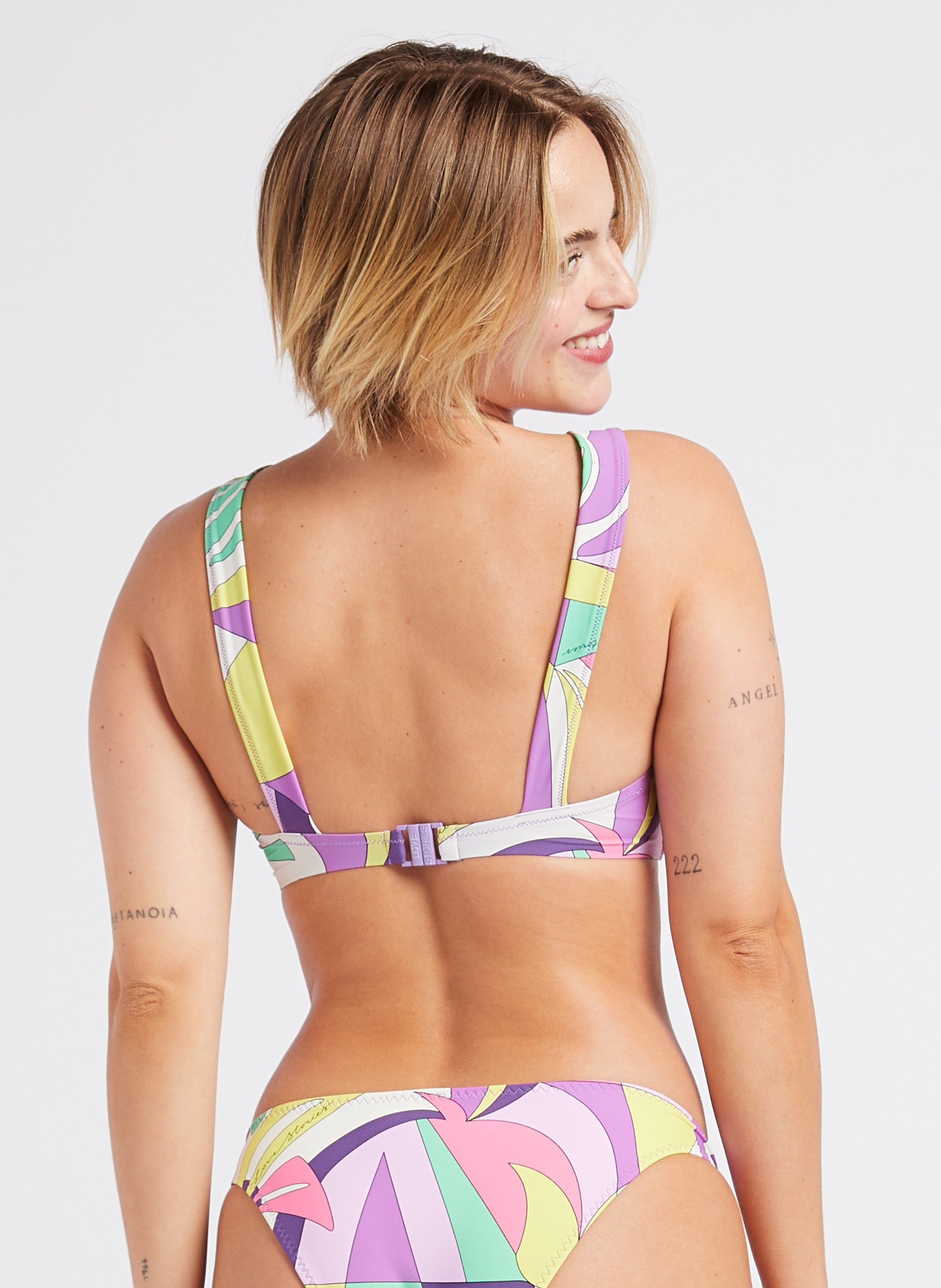 Bikinitop met print Violet