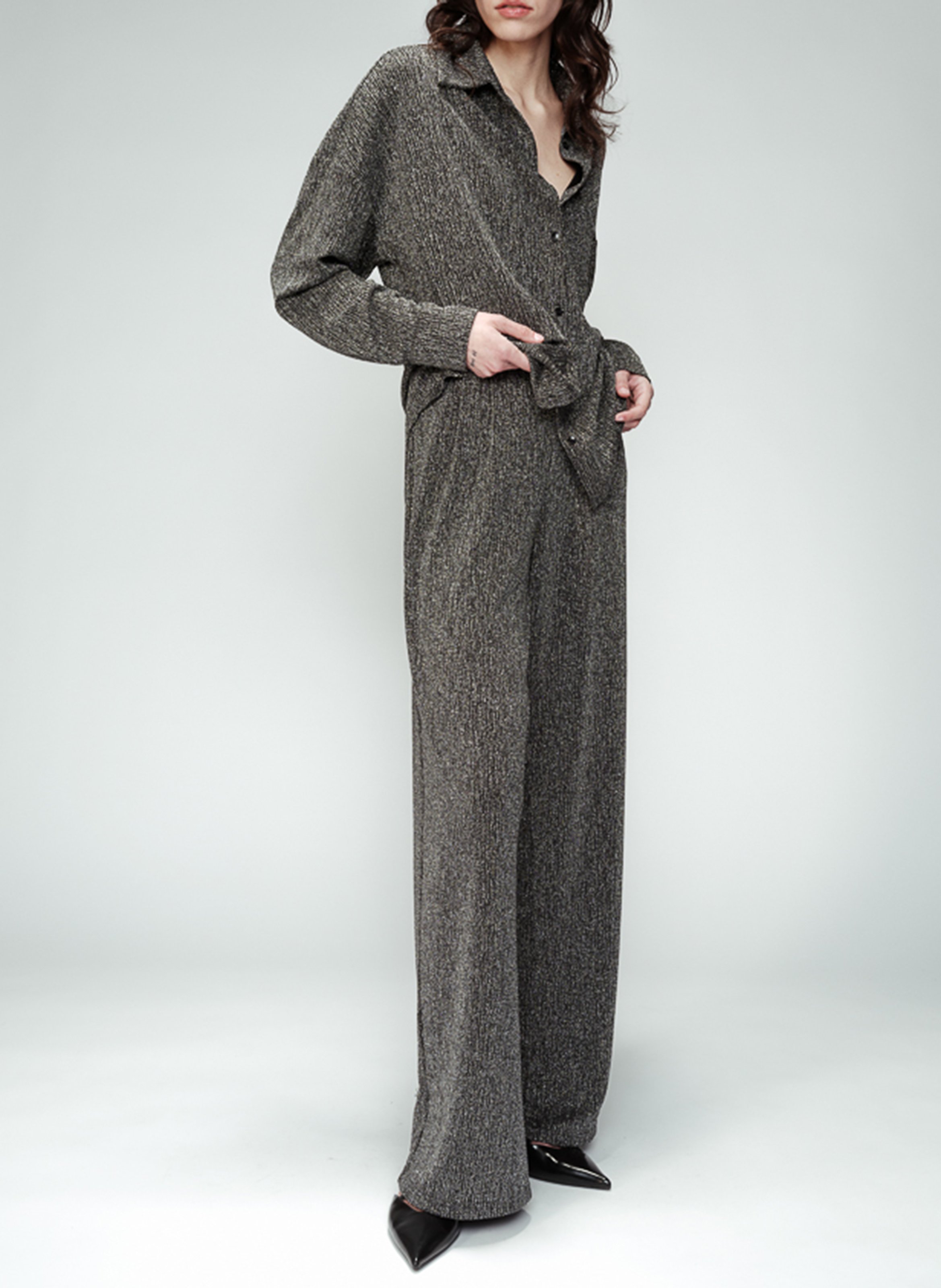 Chemise col classique GRACE ET MILA Grey