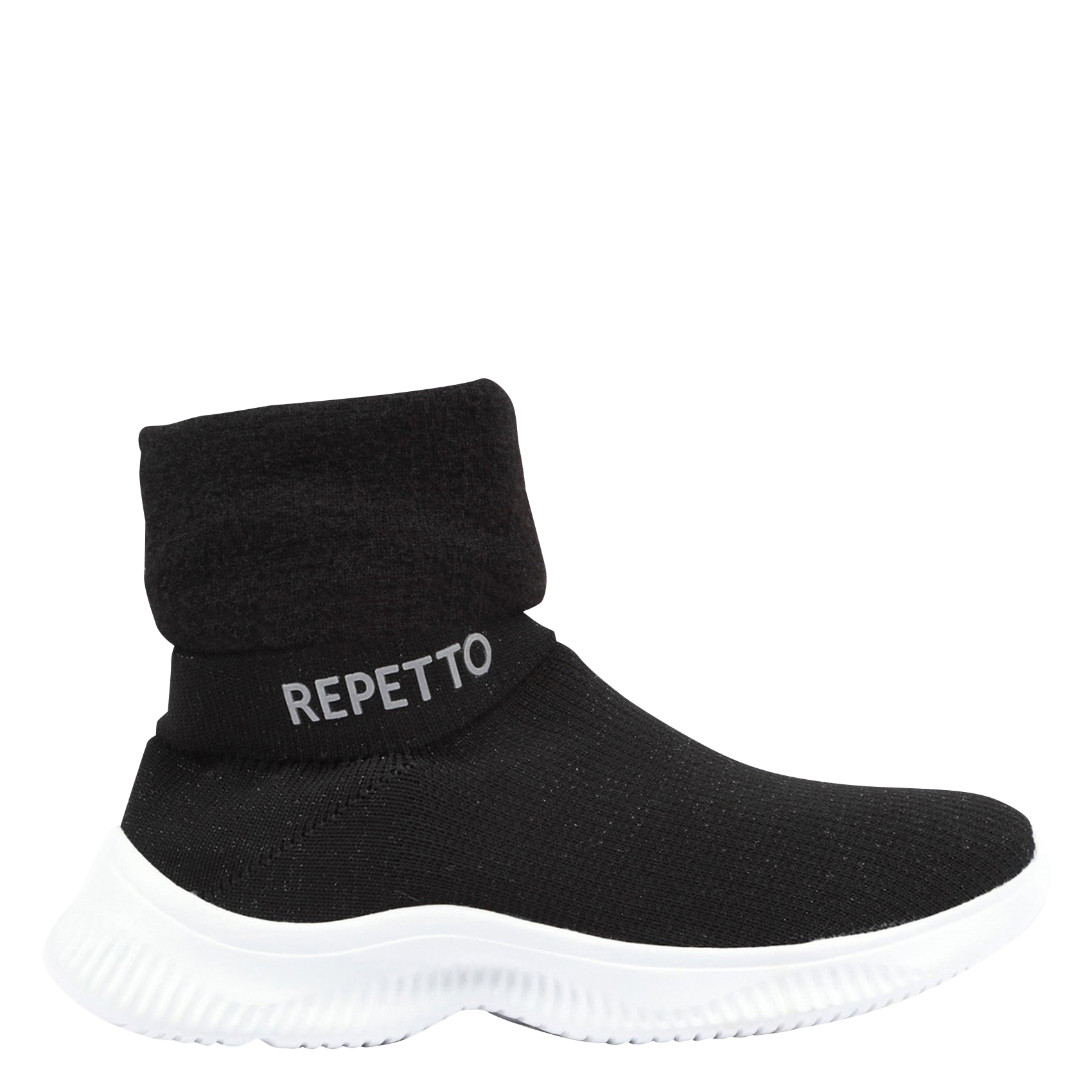 Stretch mesh sock-sneakers REPETTO Black