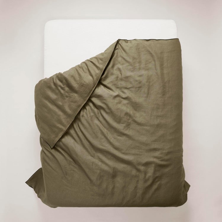 ANOUK - Cotton duvet cover MADURA Green