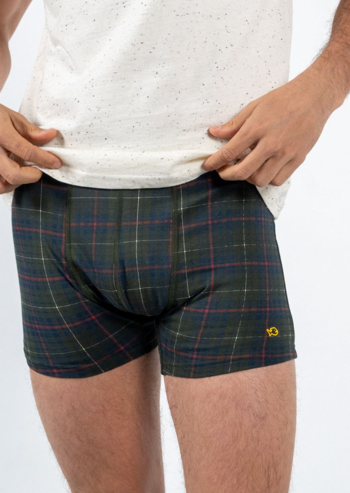 Organic cotton boxers BILLYBELT Green