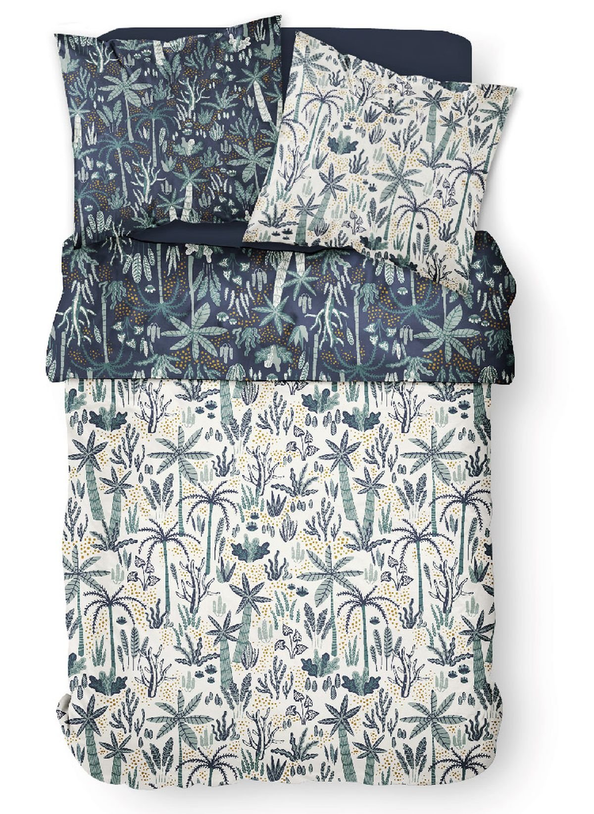 Cotton bedding set TODAY LINGE DE MAISON Blue