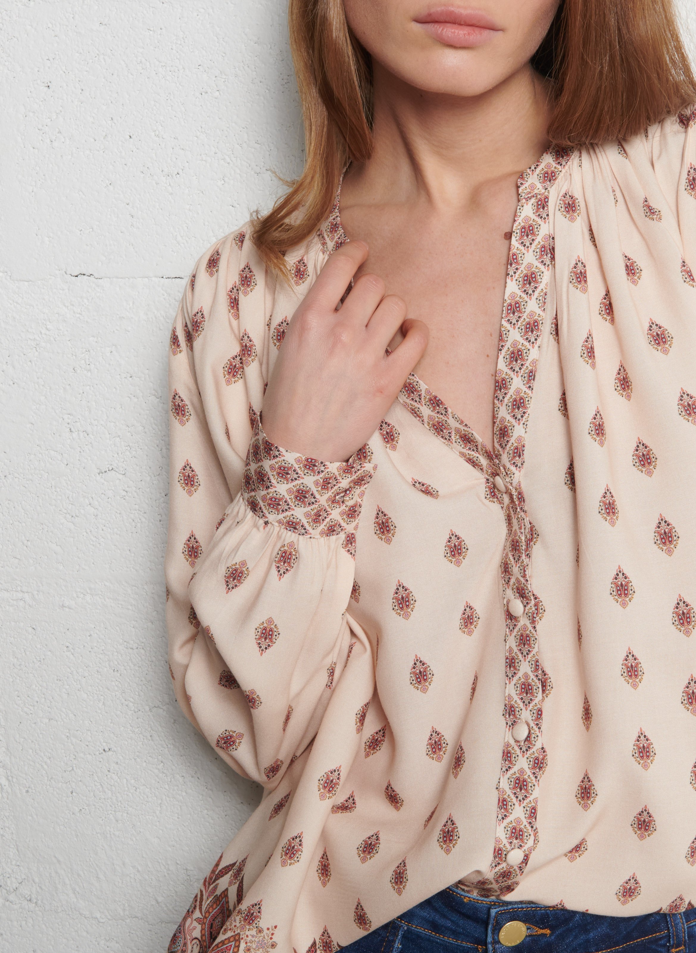 Loose-fit printed blouse LA PETITE ETOILE Multicolored